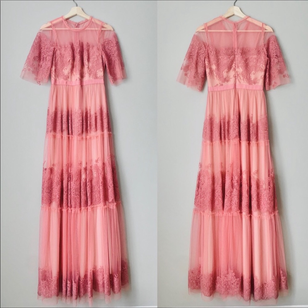 Pink maxi dress